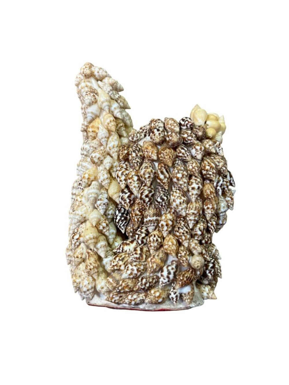 Handmade Seashell Owl & Dog Figurines Set Vintage Folk Art Used - Picture 7 of 16